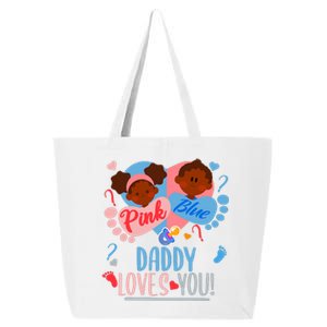 Gender Reveal Ethnic Daddy Loves You Dad 25L Jumbo Tote