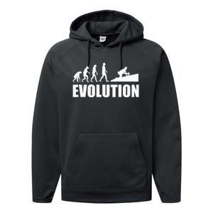 Great Roofer Evolution Design Roofing Craft Roofer Performance Fleece Hoodie