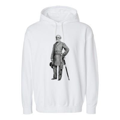 General Robert E Lee Standing Garment-Dyed Fleece Hoodie