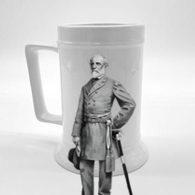 General Robert E Lee Standing Beer Stein