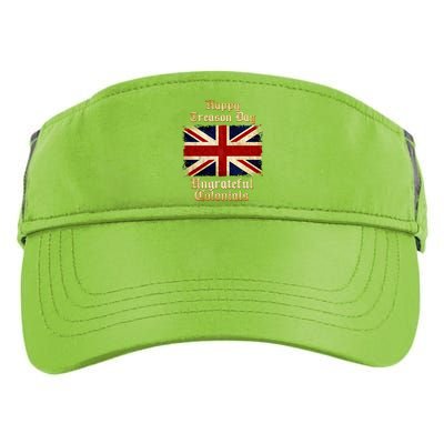 Great Britain Happy Treason Day Ungrateful Colonials Adult Drive Performance Visor