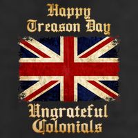 Great Britain Happy Treason Day Ungrateful Colonials Adult Drive Performance Visor