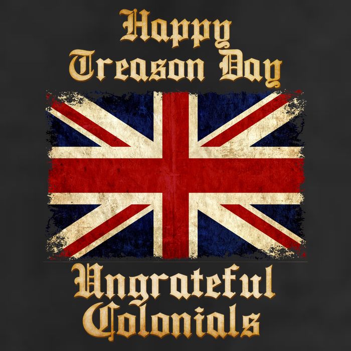 Great Britain Happy Treason Day Ungrateful Colonials Adult Drive Performance Visor