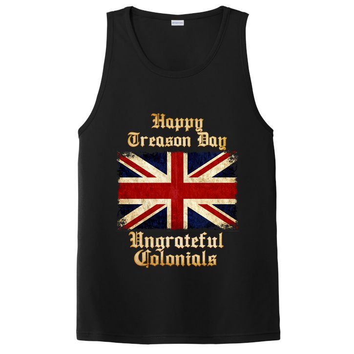Great Britain Happy Treason Day Ungrateful Colonials PosiCharge Competitor Tank