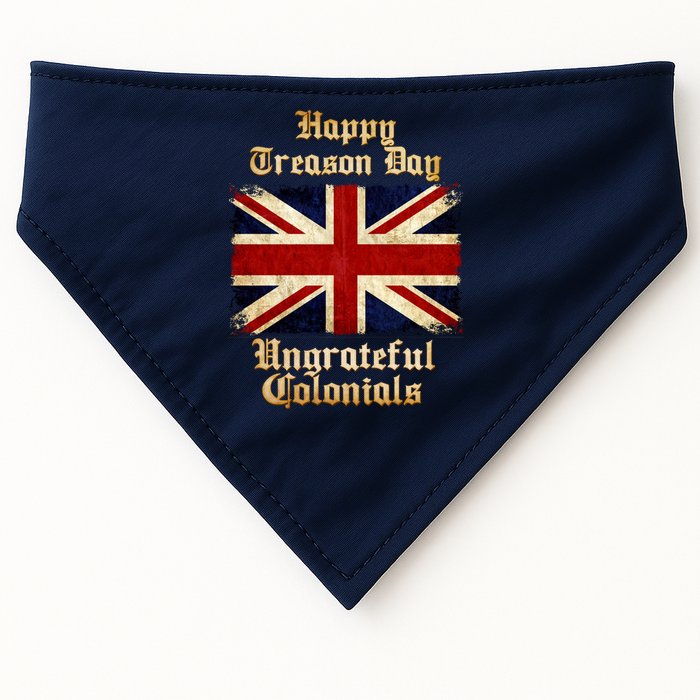 Great Britain Happy Treason Day Ungrateful Colonials USA-Made Doggie Bandana