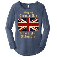 Great Britain Happy Treason Day Ungrateful Colonials Women's Perfect Tri Tunic Long Sleeve Shirt