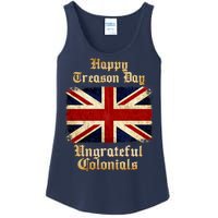 Great Britain Happy Treason Day Ungrateful Colonials Ladies Essential Tank