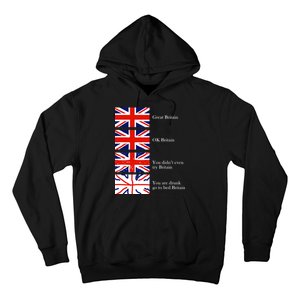 Great Britain OK Britain Funny Sarcastic Hoodie