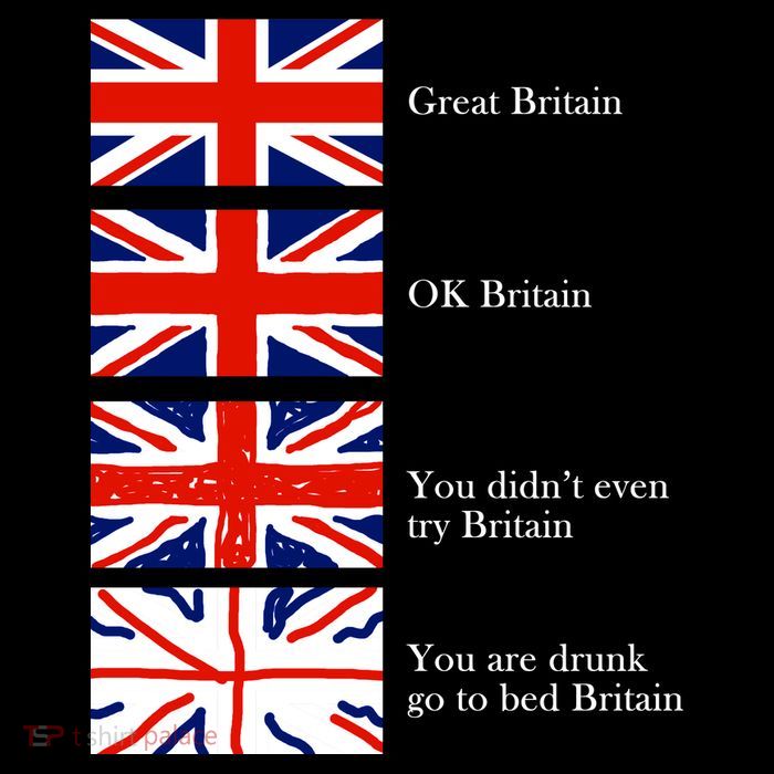 Great Britain OK Britain Funny Sarcastic Long Sleeve Shirt