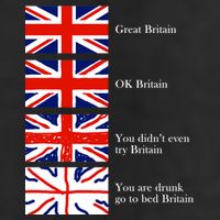 Great Britain OK Britain Funny Sarcastic Adult Drive Performance Visor