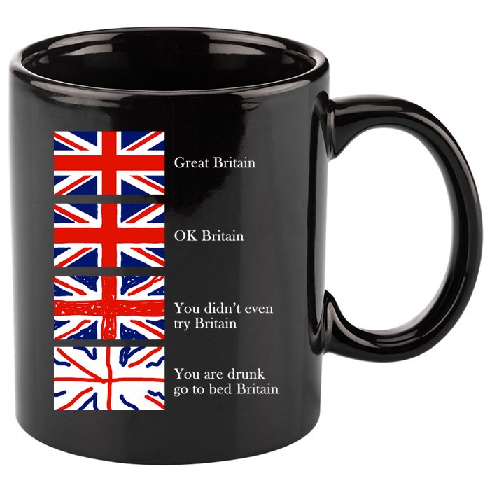 Great Britain OK Britain Funny Sarcastic 11oz C Handle Ceramic Mug