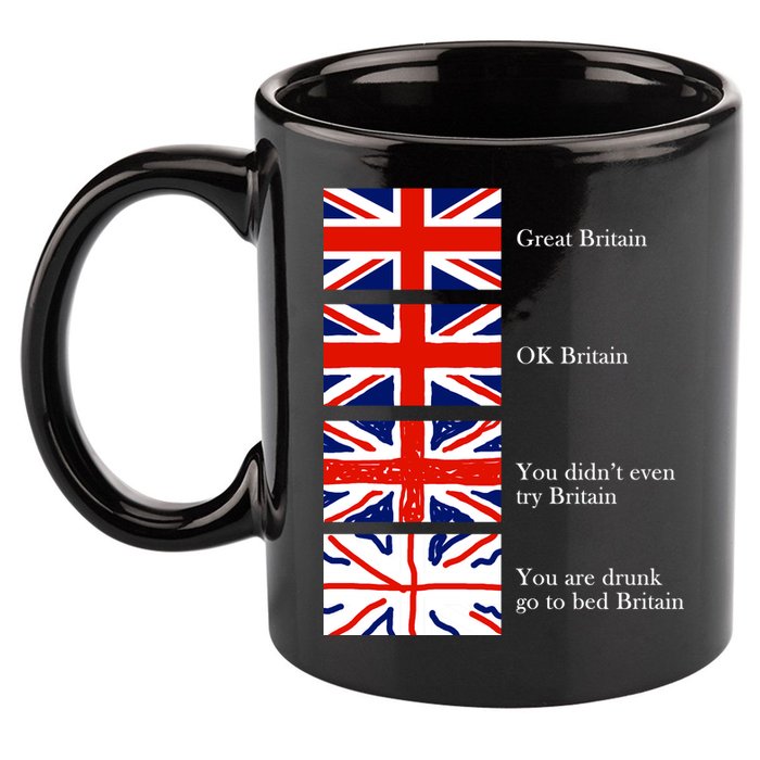 Great Britain OK Britain Funny Sarcastic 11oz C Handle Ceramic Mug