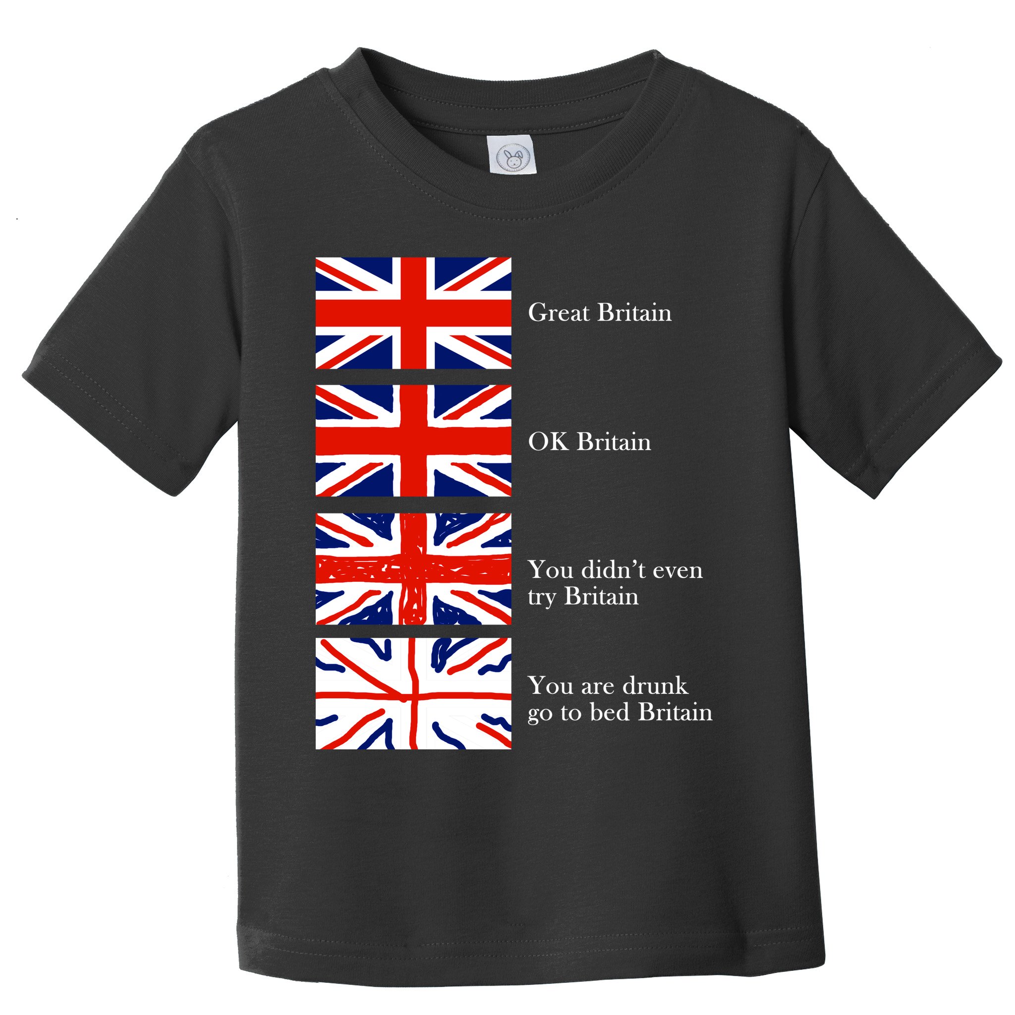 Great Britain OK Britain Funny Sarcastic Toddler T-Shirt
