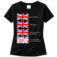 Great Britain OK Britain Funny Sarcastic Womens T-Shirt
