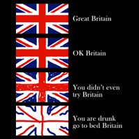 Great Britain OK Britain Funny Sarcastic Womens T-Shirt