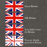 Great Britain OK Britain Funny Sarcastic Cotton Canvas Backpack