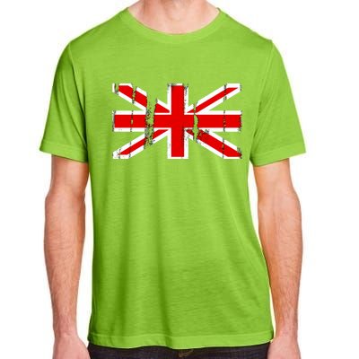 Great Britain Vintage British Union Flag Adult ChromaSoft Performance T-Shirt