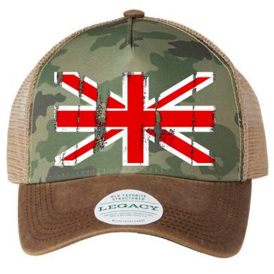 Great Britain Vintage British Union Flag Legacy Tie Dye Trucker Hat