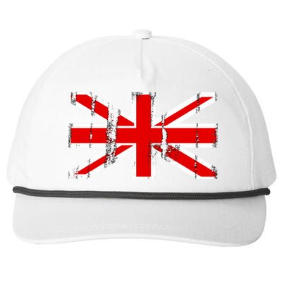 Great Britain Vintage British Union Flag Snapback Five-Panel Rope Hat