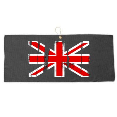 Great Britain Vintage British Union Flag Large Microfiber Waffle Golf Towel