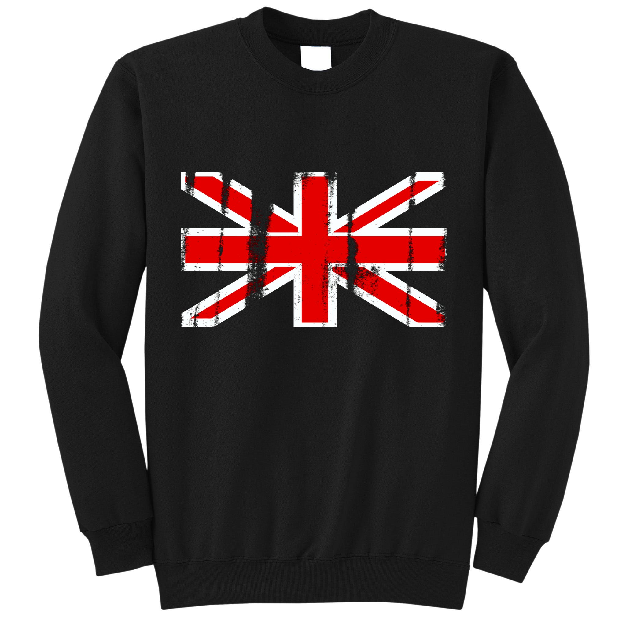 Great Britain Vintage British Union Flag Tall Sweatshirt