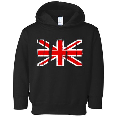 Great Britain Vintage British Union Flag Toddler Hoodie
