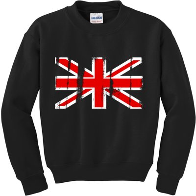 Great Britain Vintage British Union Flag Kids Sweatshirt
