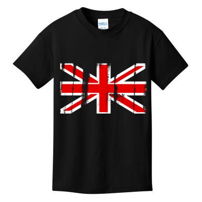 Great Britain Vintage British Union Flag Kids T-Shirt
