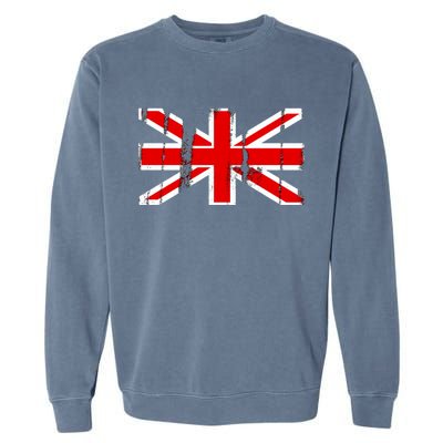 Great Britain Vintage British Union Flag Garment-Dyed Sweatshirt