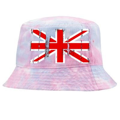 Great Britain Vintage British Union Flag Tie-Dyed Bucket Hat