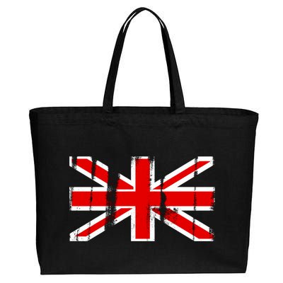 Great Britain Vintage British Union Flag Cotton Canvas Jumbo Tote