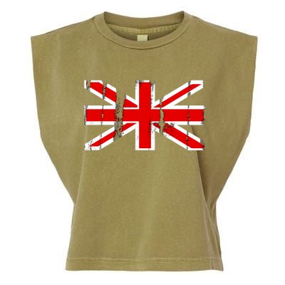 Great Britain Vintage British Union Flag Garment-Dyed Women's Muscle Tee