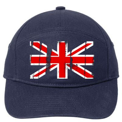 Great Britain Vintage British Union Flag 7-Panel Snapback Hat