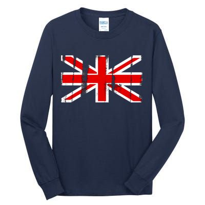 Great Britain Vintage British Union Flag Tall Long Sleeve T-Shirt