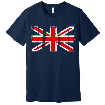 Great Britain Vintage British Union Flag Premium T-Shirt