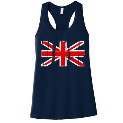 Great Britain Vintage British Union Flag Women's Racerback Tank