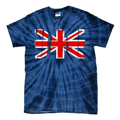 Great Britain Vintage British Union Flag Tie-Dye T-Shirt