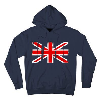 Great Britain Vintage British Union Flag Tall Hoodie