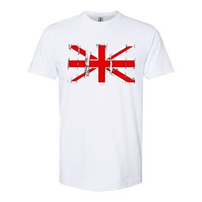 Great Britain Vintage British Union Flag Softstyle CVC T-Shirt