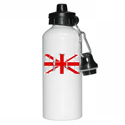 Great Britain Vintage British Union Flag Aluminum Water Bottle 