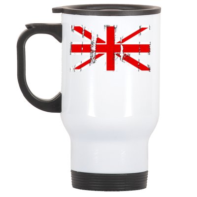 Great Britain Vintage British Union Flag Stainless Steel Travel Mug