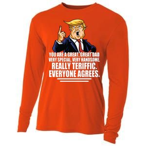 Great Dad! Everyone Agrees Trump Funny Father Cooling Performance Long Sleeve Crew