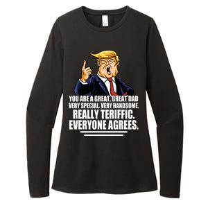 Great Dad! Everyone Agrees Trump Funny Father Womens CVC Long Sleeve Shirt