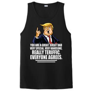 Great Dad! Everyone Agrees Trump Funny Father PosiCharge Competitor Tank