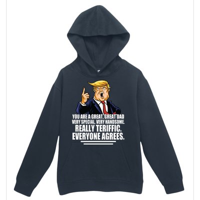 Great Dad! Everyone Agrees Trump Funny Father Urban Pullover Hoodie