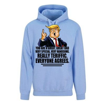 Great Dad! Everyone Agrees Trump Funny Father Unisex Surf Hoodie