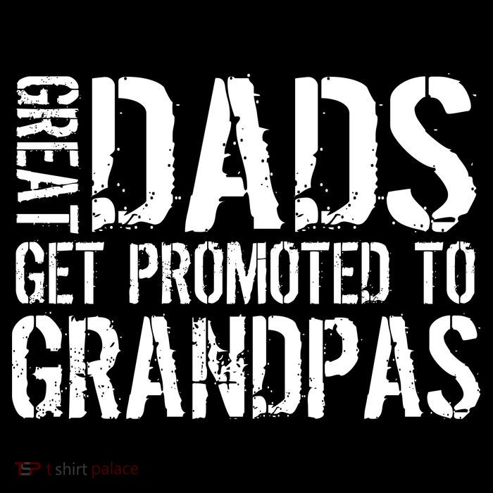 Great Dads Get Promoted To Grandpas Stripe Pom Pom Beanie