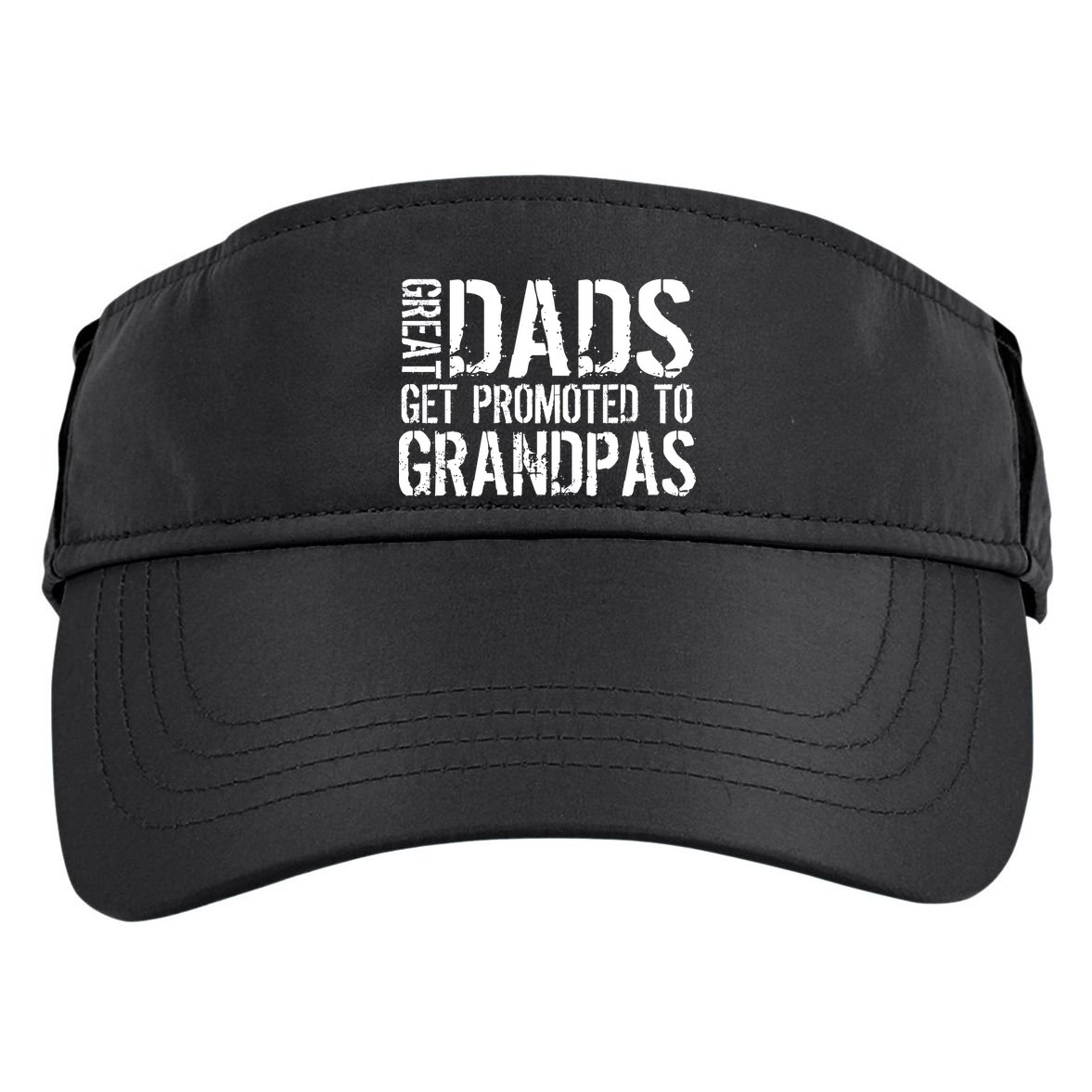 Great Dads Get Promoted To Grandpas Adult Drive Performance Visor