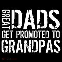 Great Dads Get Promoted To Grandpas Drawstring Bag