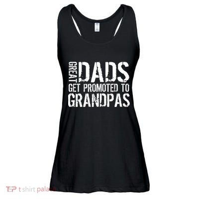 Great Dads Get Promoted To Grandpas Ladies Essential Flowy Tank